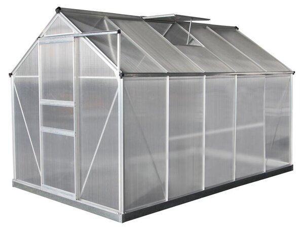 Serra in alluminio Westmann Flora 610 argento 312x192x201 cm