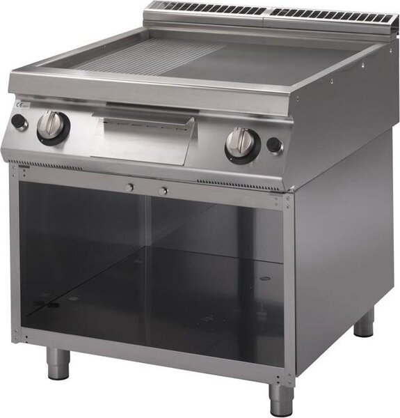 Piastra per griglia a gas Gastro M 700 Gm70/80Ftrgs 2/3 liscia 1/3 scanalata