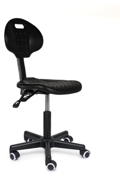 Sedia ergonomica da lavoro - Nera, senza poggiapiedi