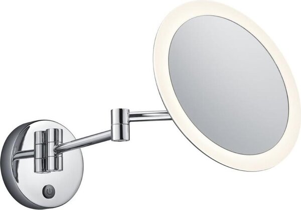 Specchio di cortesia TRIO View con illuminazione a LED e interruttore a sfioramento ø 21,6 cm