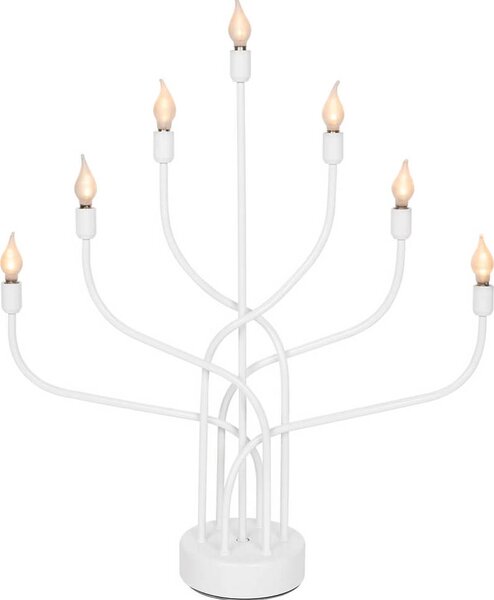 Lampadario a LED in metallo "Anywhere" Bianco / metallo Funzione timer Funzionamento a batteria 1078