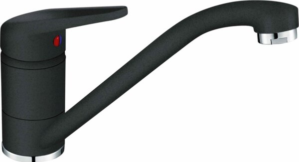 Rubinetto FRANKE NOVARA-PLUS in ONYX con bocca fissa girevole / miscelatore monocomando