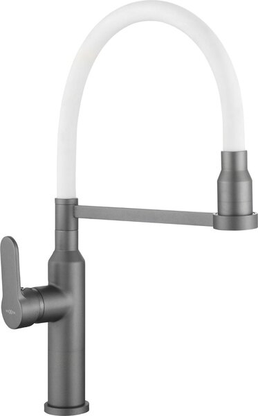 Mexen Edna rubinetto da cucina, grigio/bianco - 672900-62