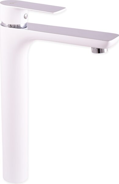 Slezák-RAV Miscelatore per lavabo, alto Slezák RAV Vltava VT430CB Colore: cromo/bianco, Dimensione: 1/2''
