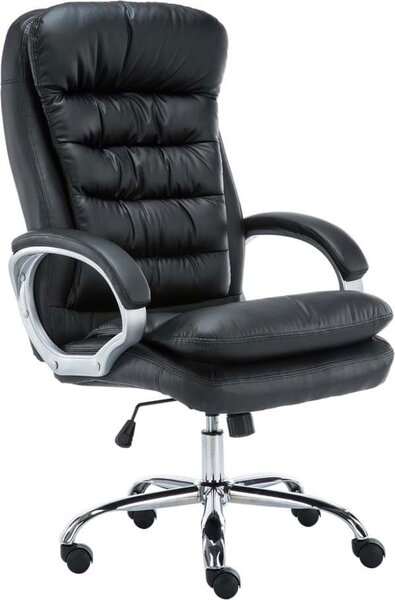 Sedia da ufficio XXL - sedia da ufficio confortevole, dal design ergonomico e di alta qualità. Apprendimento artificiale. Colore della finitura: nero