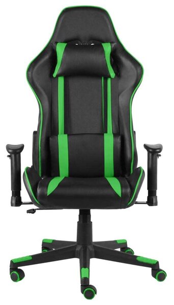 Sedia da gioco girevole in PVC verde
