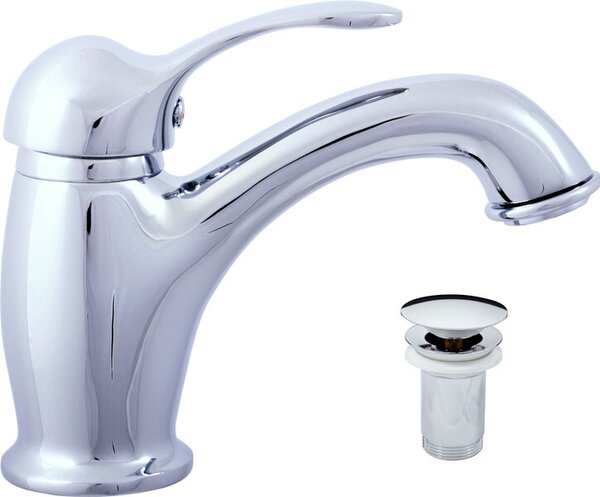 Slezák-RAV Miscelatore per lavabo Slezák RAV Labe L027K Colore: cromo, Dimensione: 1/2''