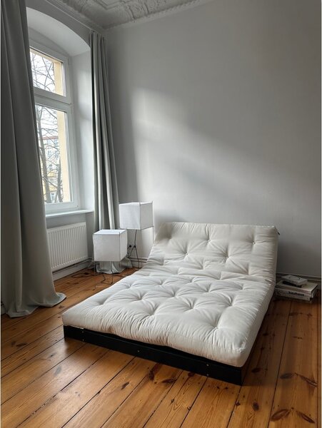 Divano letto marrone scuro 160 cm Roots Black Night - Karup Design