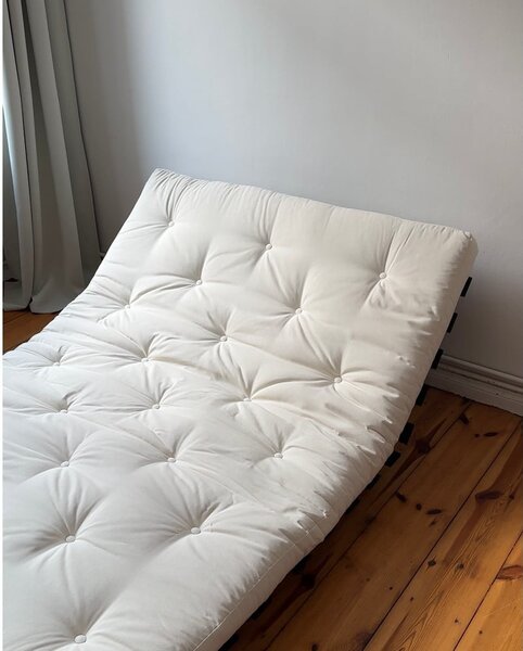 Divano letto marrone scuro 160 cm Roots Black Night - Karup Design