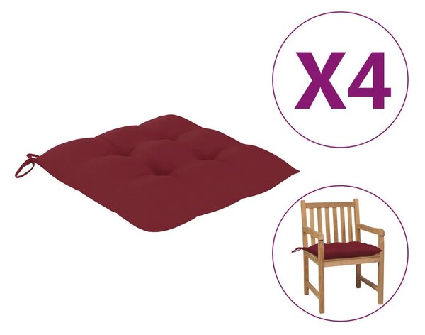 Coprisedia VidaXL cuscino per sedia 50 x 50 x 7 cm
