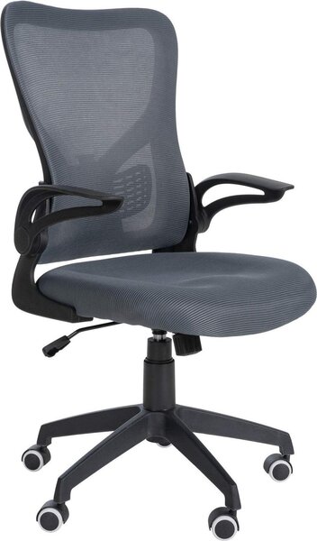 Sedia ergonomica per ufficio - Sedia da ufficio - Supporto lombare regolabile per un comfort ottimale | Colore: Grigio