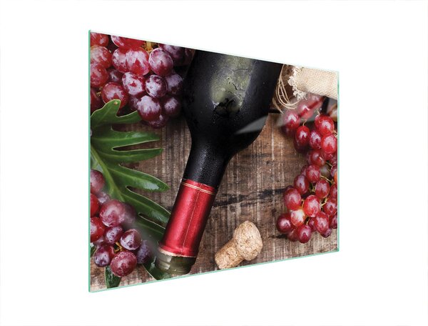 Piatto Di Protezione In Vetro Per Il Cuore 70X52 Vino