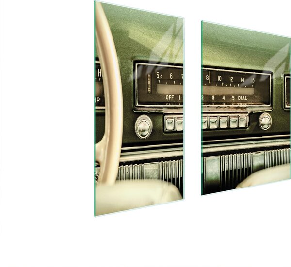Piastre copri fornelli 2 pezzi 75x52 Vetroceramica copri piano cottura vetro tagliere autoradio