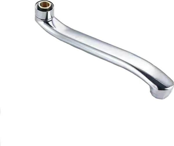 INF Tubo per rubinetto da cucina in acciaio inox 35cm - Ricambio universale