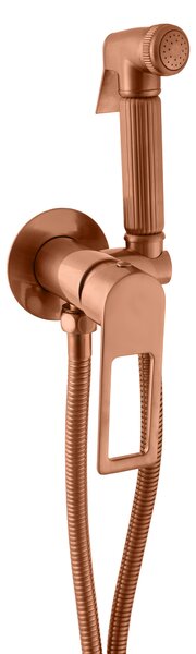 Slezák-RAV Miscelatore per bidet da incasso NIL - rosa dorato - spazzolato, Colore: ROSA ORO - spazzolato , Finitura superficiale: PVD