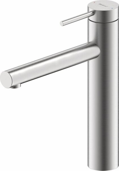 NABER NAMOR 1 miscelatore in acciaio inox spazzolato con bocca fissa girevole / Miscelatore da cucina / Miscelatore monocomando