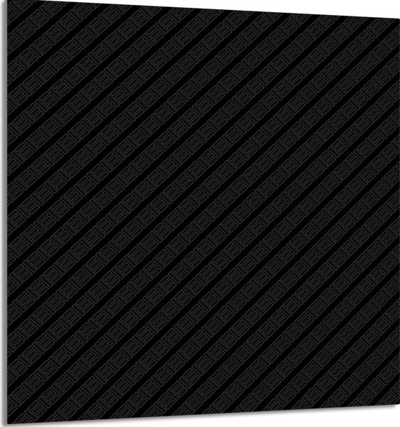 PIATTO IN VETRO PER CUCINA 60x65 Nero