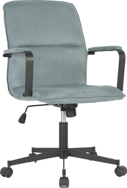 Sedia da ufficio Casa Dolce JAZON, blu, 57,5x61x91/100,5 cm, girevole a 360°, regolabile in altezza, meccanismo a farfalla, peso massimo 120 kg