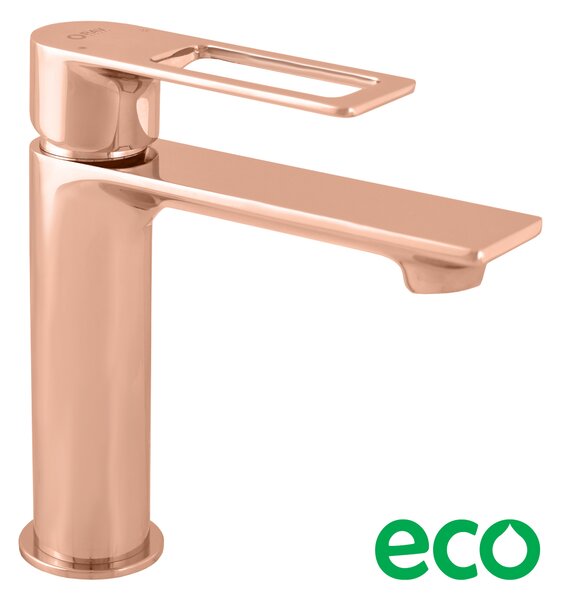 Slezák-RAV Miscelatore per lavabo NIL - rosa dorato - lucido, Colore: ROSA DORATO - lucido , Finitura superficiale: PVD, Dimensione: 1/2''