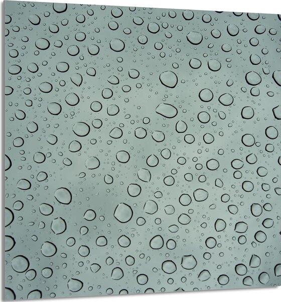 PIATTO IN VETRO PER CUCINA 60x65 gocce
