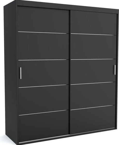 Tappeto FURNLUX C Nero 160cm / Colore principale: Nero / Dimensioni: 160 x 60 x 205 cm