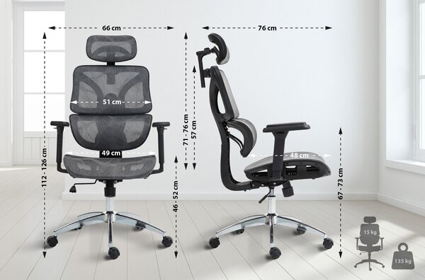 Sedia da ufficio Deshler