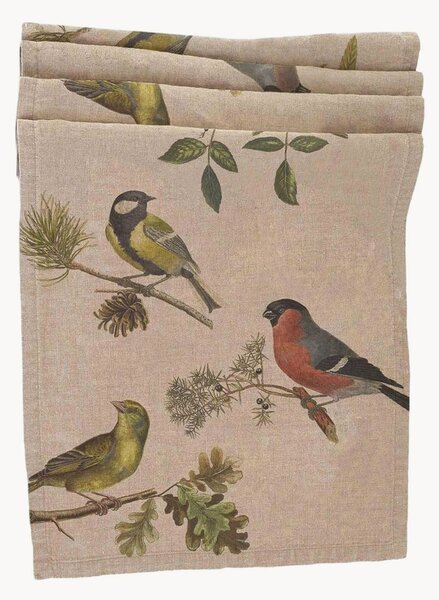 Runner da tavolo in lino Small Birds