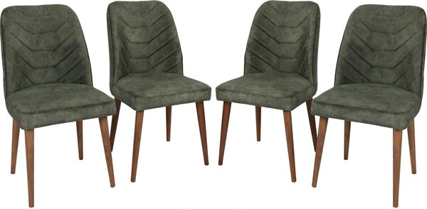 Skye Decor, Dallas- Dallas 565NMB, noce, sedie da ufficio, 90x50x49 cm, struttura: 100% metallo