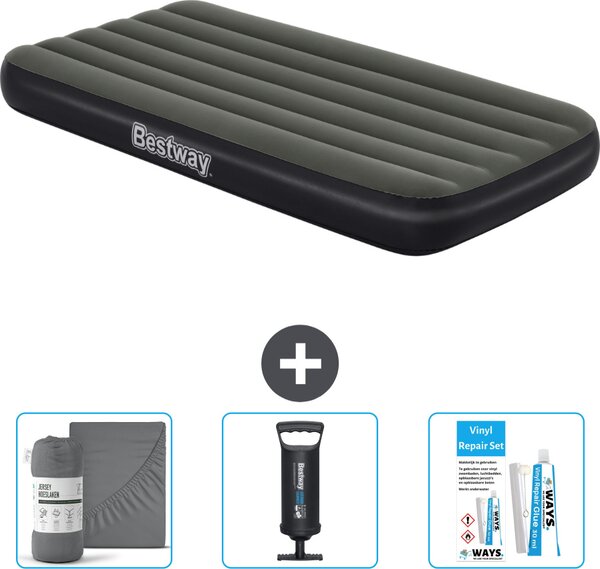 Materasso gonfiabile Bestway - 1 persona - 99 x 188 x 28 cm - Blu - Accessori inclusi