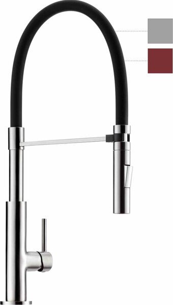 Miscelatore monocomando Naber Drive 4 acciaio inox 5011090
