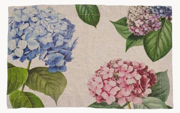 Set di 2 tovagliette in lino Hydrangea