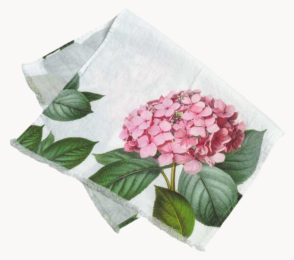 Asciugamano in lino Hydrangea