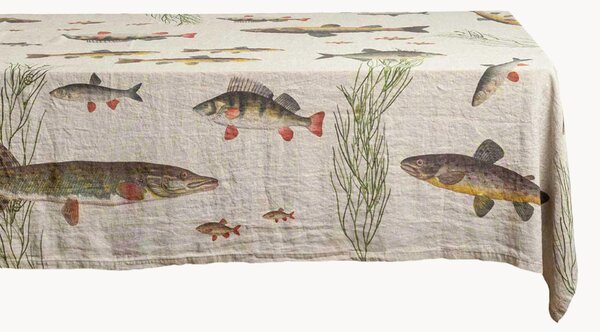 Tovaglia in lino Freshwater Fish