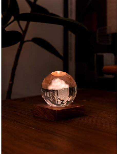 Decorazione luminosa marrone scuro con ricarica USB Amber – Gingko