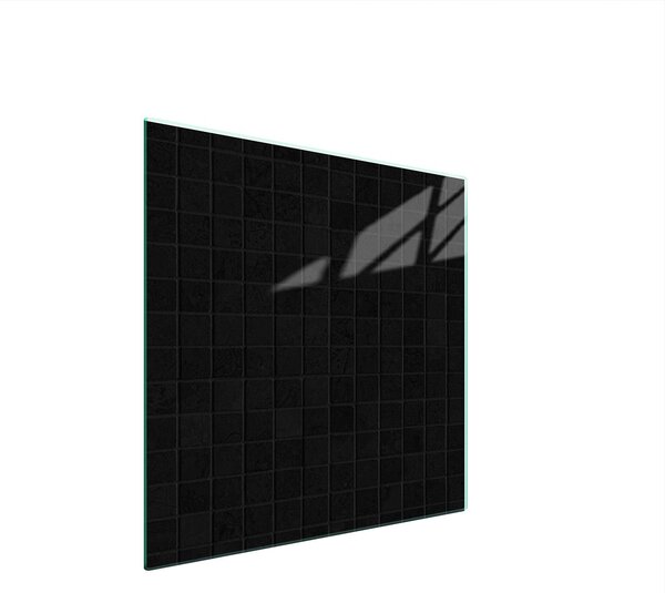 Piastra Di Protezione In Vetrina Per Levatori 50X52 Nero