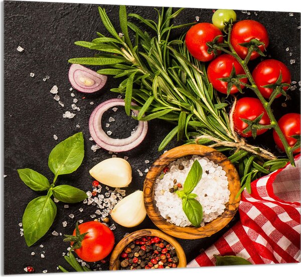 Piatto In Vetro Per La Cucina 65X60 Cibo