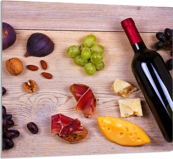 Piatto In Vetro Per La Cucina 65X60 Cibo