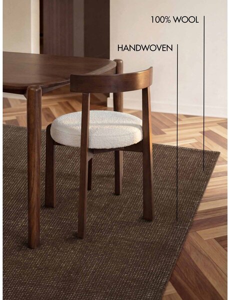 Tappeto marrone in lana tessuto a mano 200x300 cm Greenwich – Ted Baker