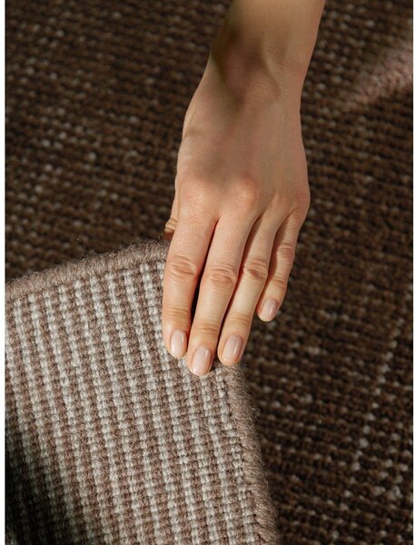 Tappeto marrone in lana tessuto a mano 200x300 cm Greenwich – Ted Baker