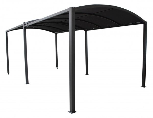 Gazebo Allungabile Tucson 3x3/6 m in Metallo Antracite