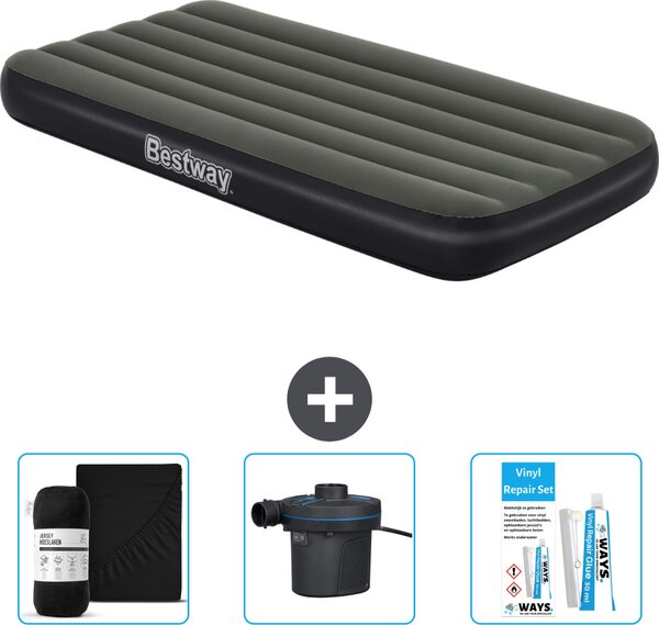 Materasso gonfiabile Bestway - 1 persona - 99 x 188 x 28 cm - Blu - Accessori inclusi