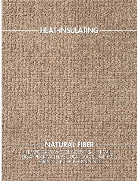 Tappeto beige in lana tessuto a mano 120x170 cm Greenwich – Ted Baker