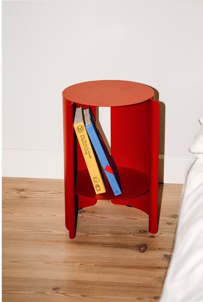 Tavolino rotondo in acciaio ø 32 cm Wa – noo.ma