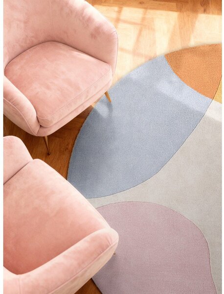 Tappeto rotondo in lana tessuto a mano ø 200 cm Hackney Clarissa – Ted Baker