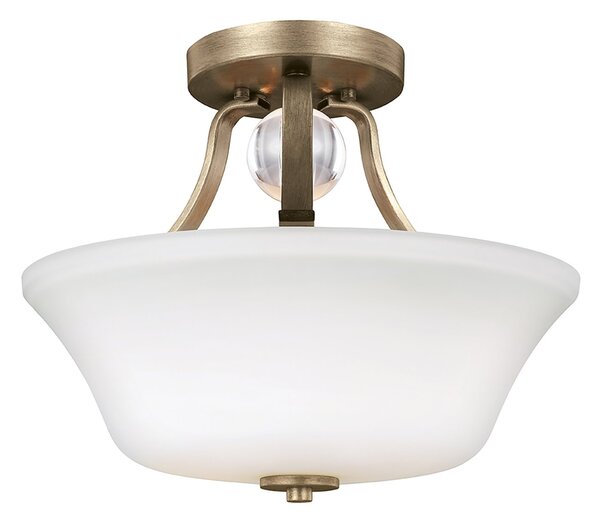 Lampada a Soffitto Industrial Nordica Trilogy Metallo Bronzo Antico 1 Luce E27