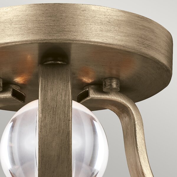 Lampada a Soffitto Industrial Nordica Trilogy Metallo Bronzo Antico 1 Luce E27