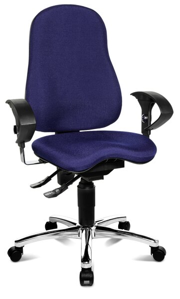 Topstar® SI59U G26 Sedia girevole fitness SITNESS 10 blu