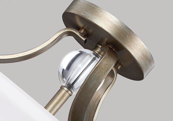 Lampada a Soffitto Industrial Nordica Trilogy Metallo Bronzo Antico 1 Luce E27