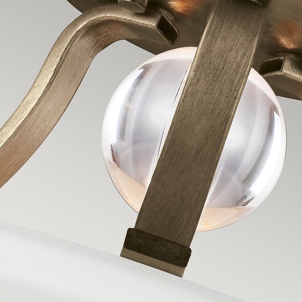 Lampada a Soffitto Industrial Nordica Trilogy Metallo Bronzo Antico 1 Luce E27
