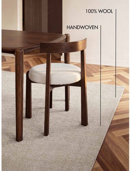 Tappeto color crema in lana tessuto a mano 120x170 cm Greenwich – Ted Baker